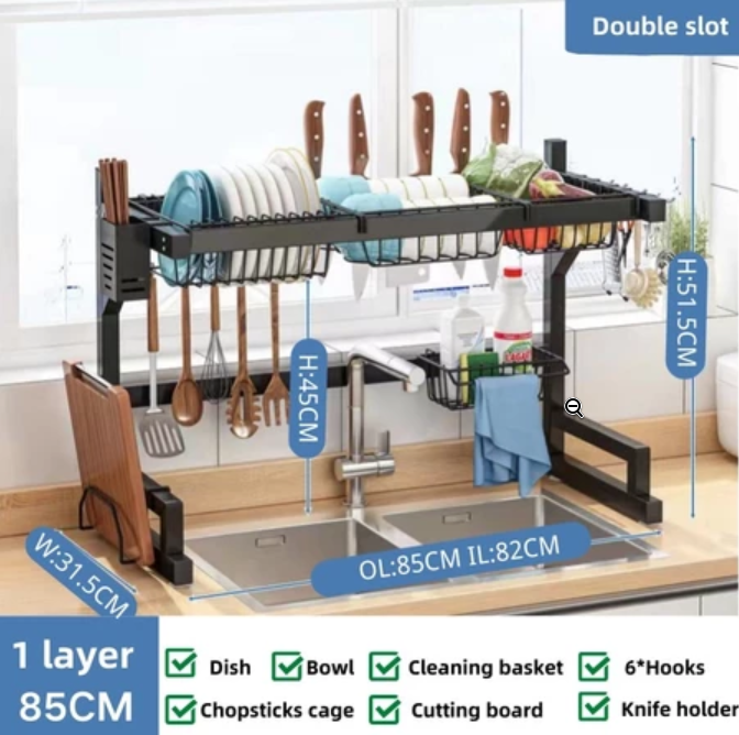 Rak Piring Wastafel
